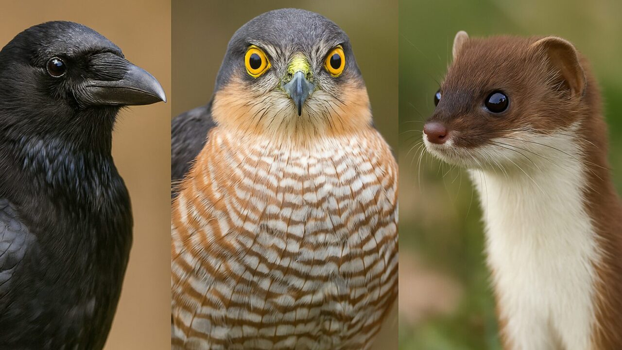 シマエナガの天敵の正体は?代表的な動物と防衛術
