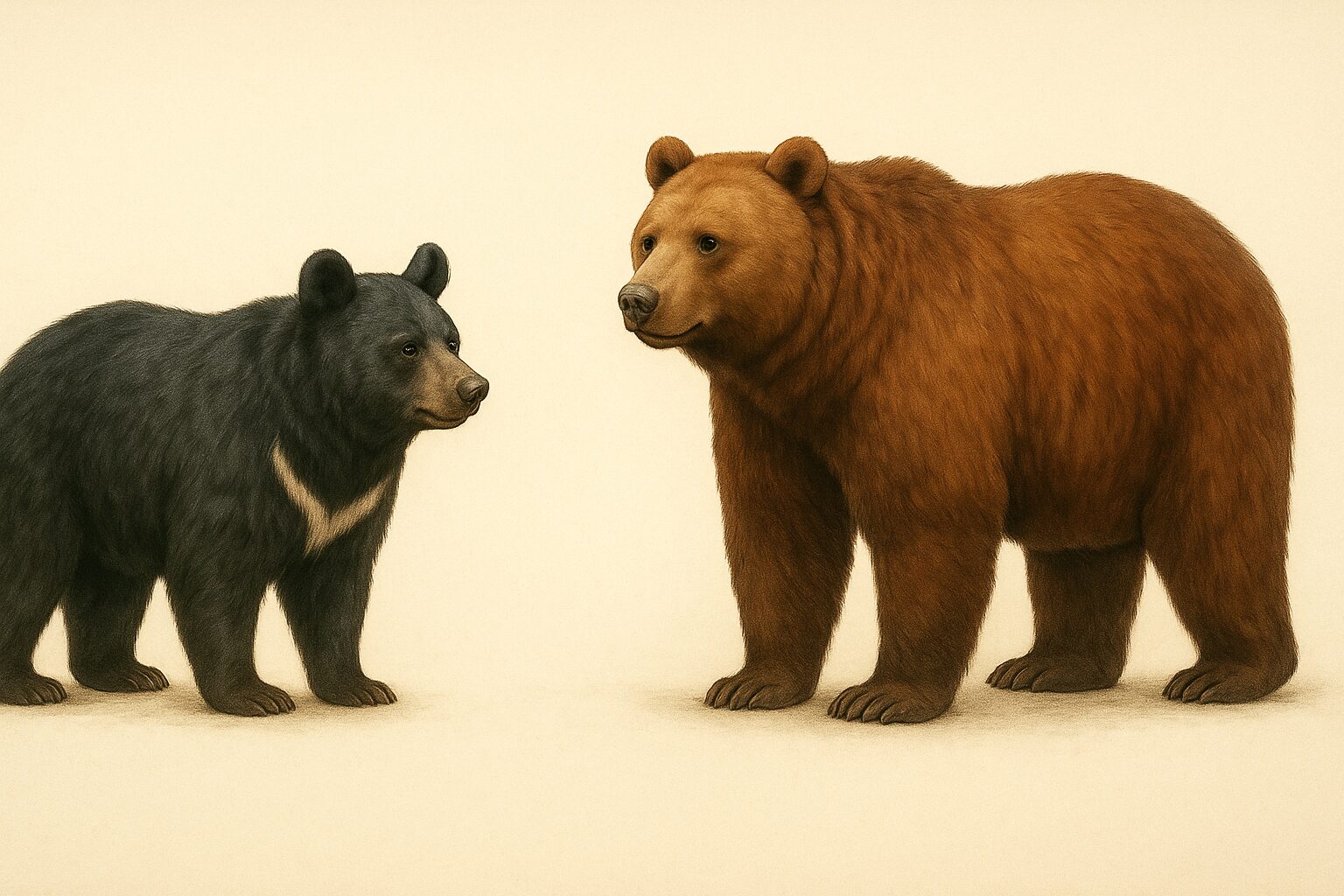 ヒグマとツキノワグマ