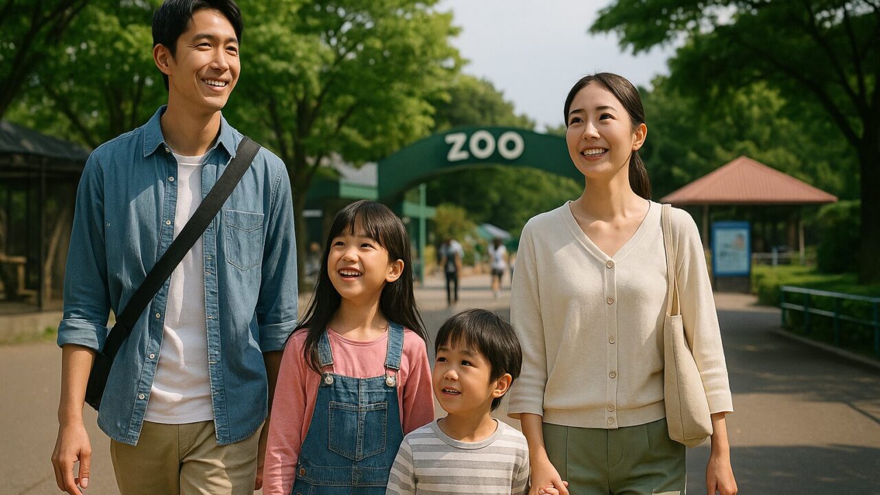 動物園を散策