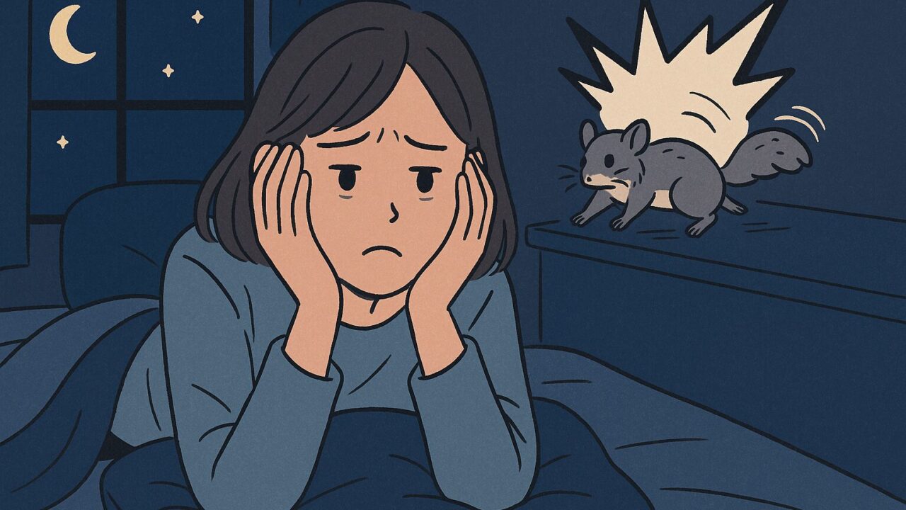 物音で眠れない