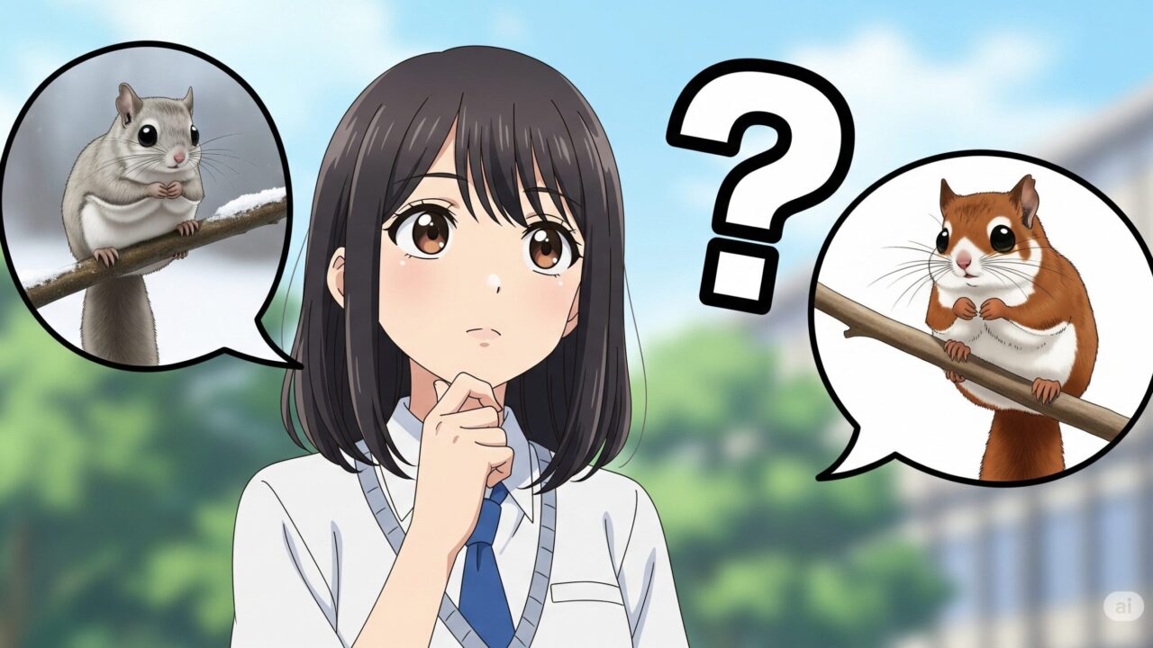 ニホンモモンガ　エゾモモンガ？