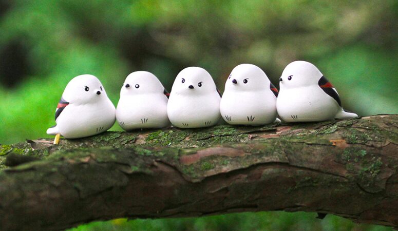 シマエナガみくじ団子