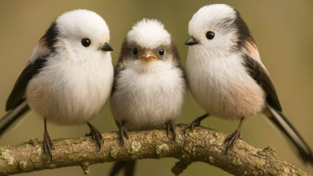 成鳥と幼鳥