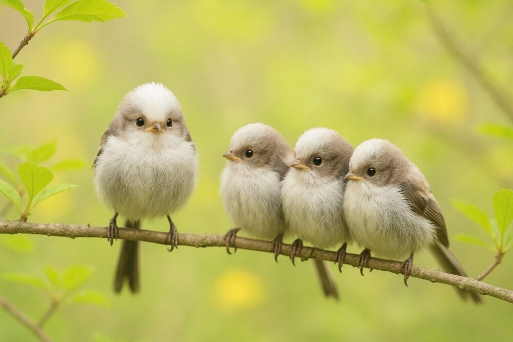 幼鳥シマエナガ