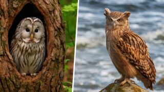 エゾフクロウとシマフクロウの違い