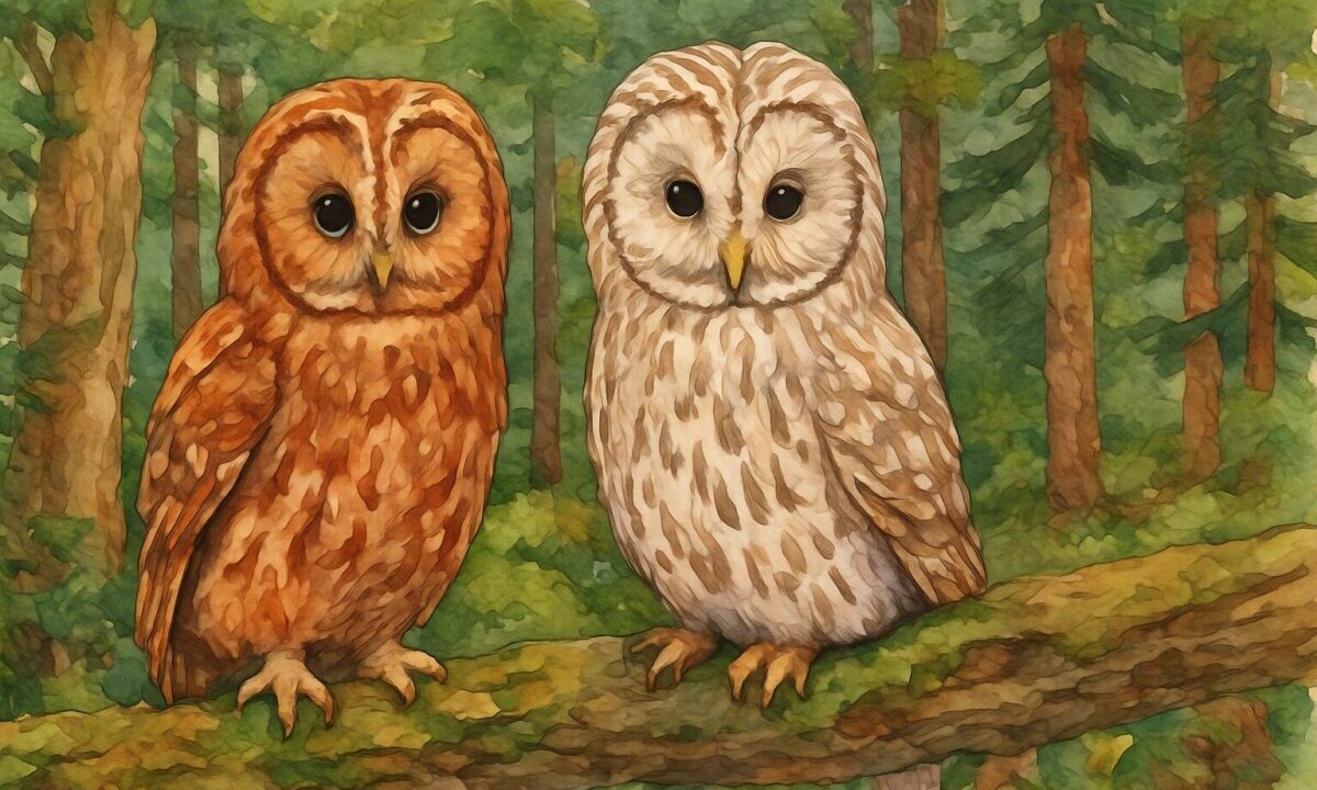 ホンドフクロウとエゾフクロウ