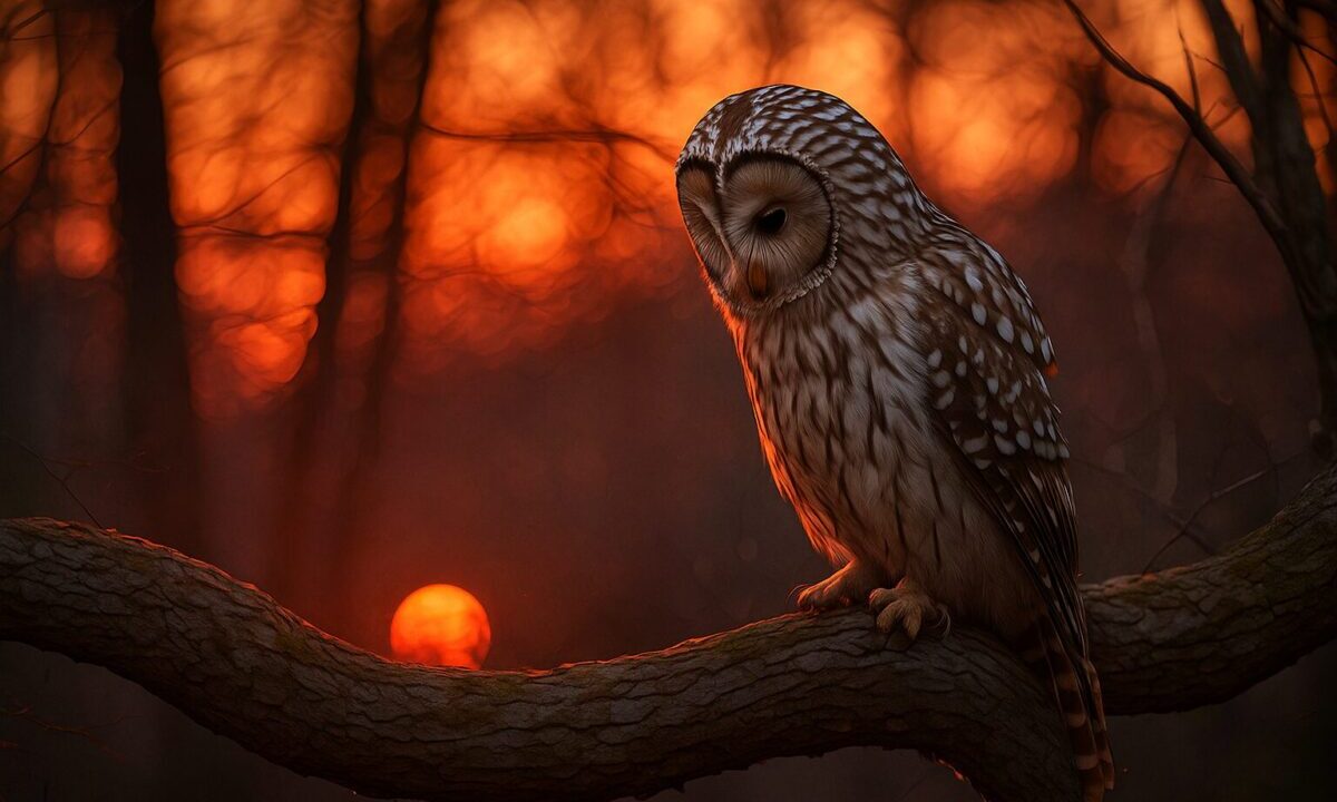 夕暮れ時の狩り