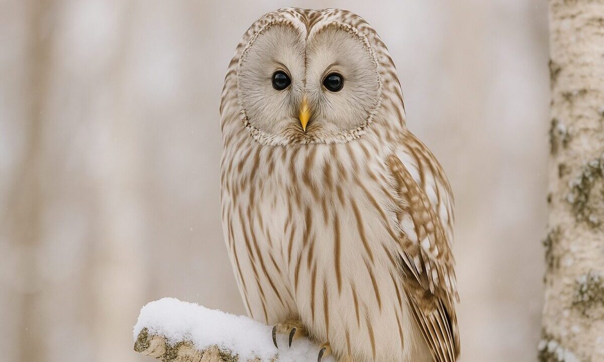 エゾフクロウ　冬