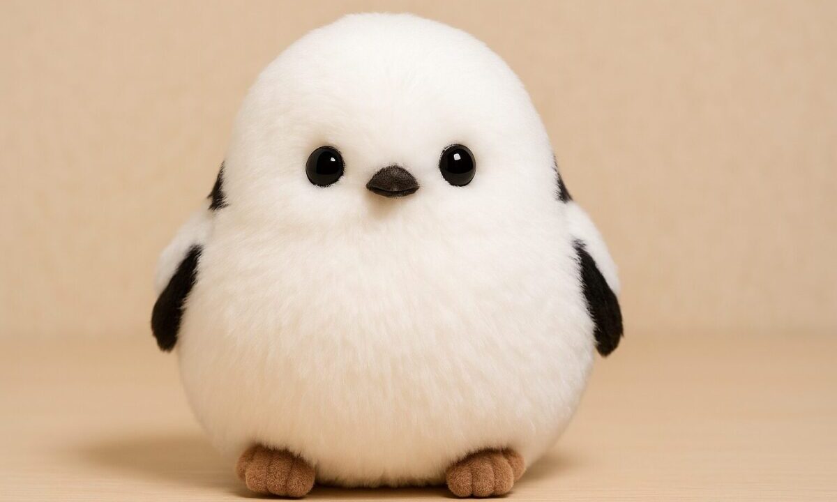 シマエナガのぬいぐるみ