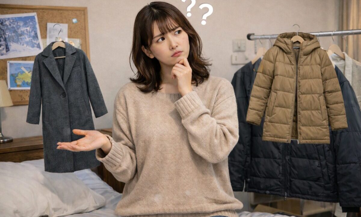 コート選びに迷う