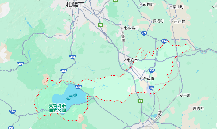 千歳地図