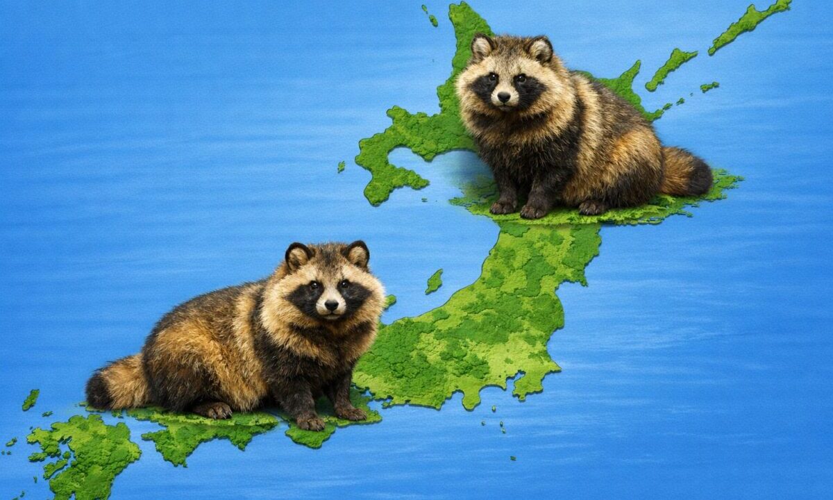 タヌキの生息域