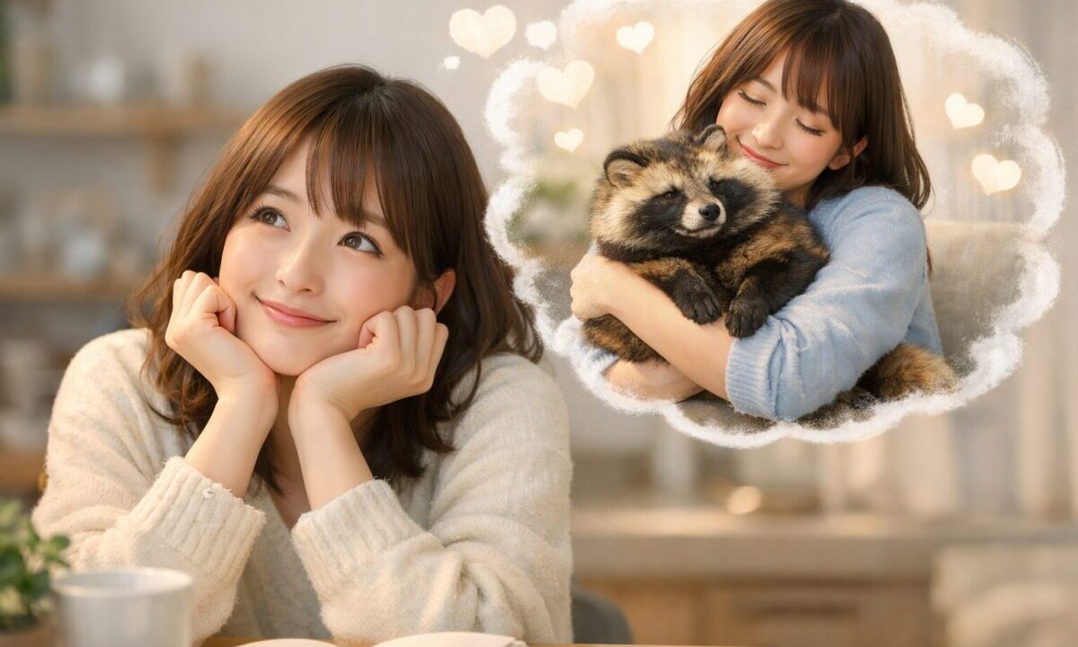 タヌキをペットにしたい