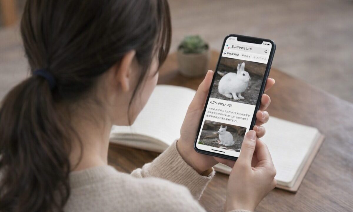 エゾ雪うさぎ　調べる