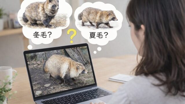 エゾタヌキ何毛