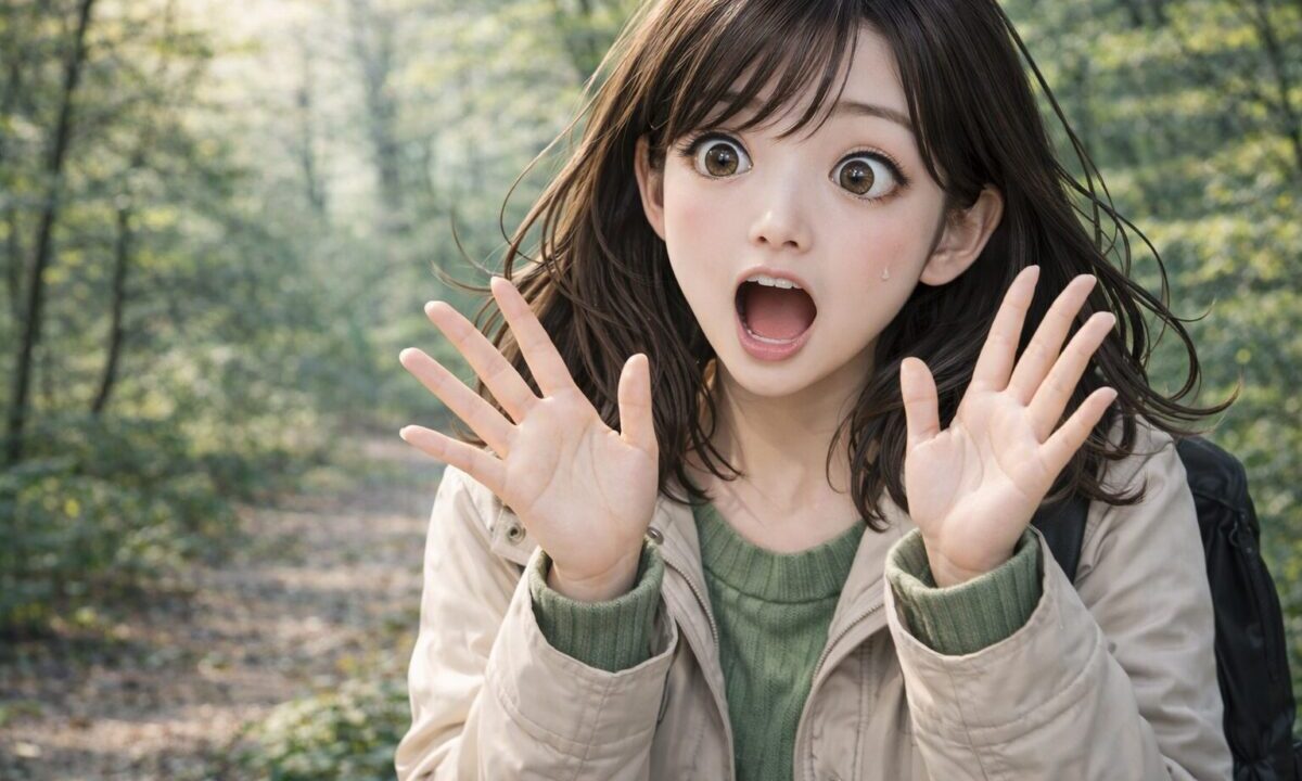 驚き　女性