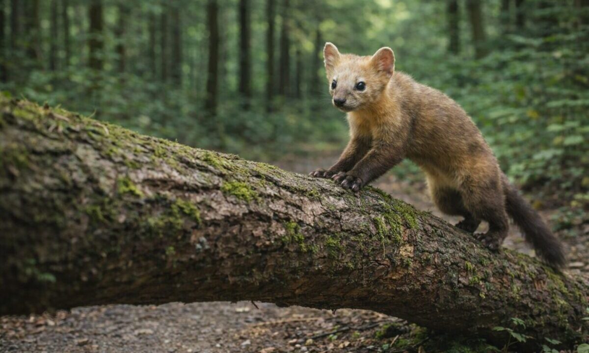 エゾクロテン　木の上