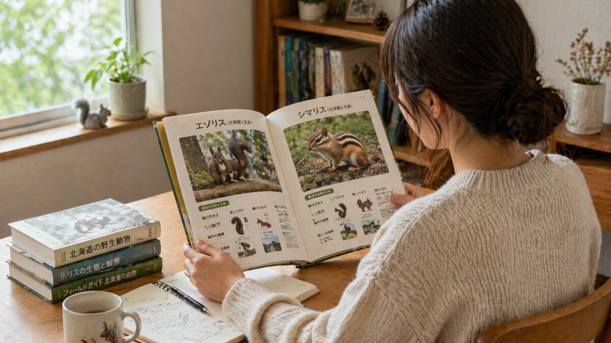 エゾリスとシマリス違い①