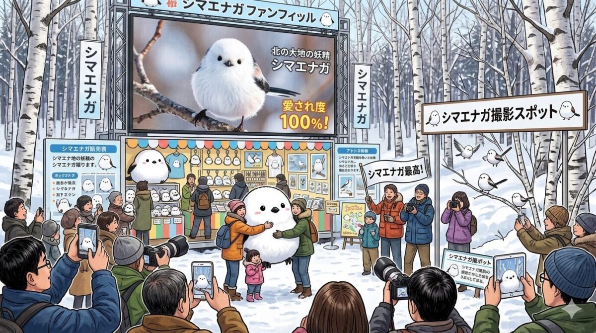 シマエナガ人気