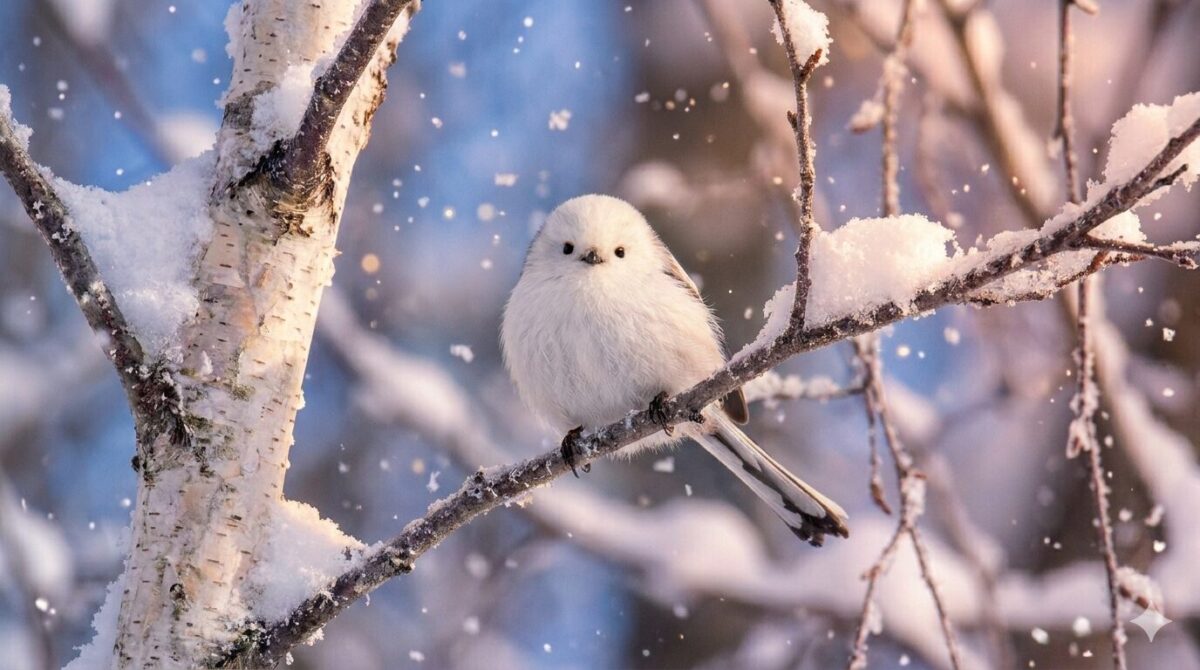 まんまるシマエナガ