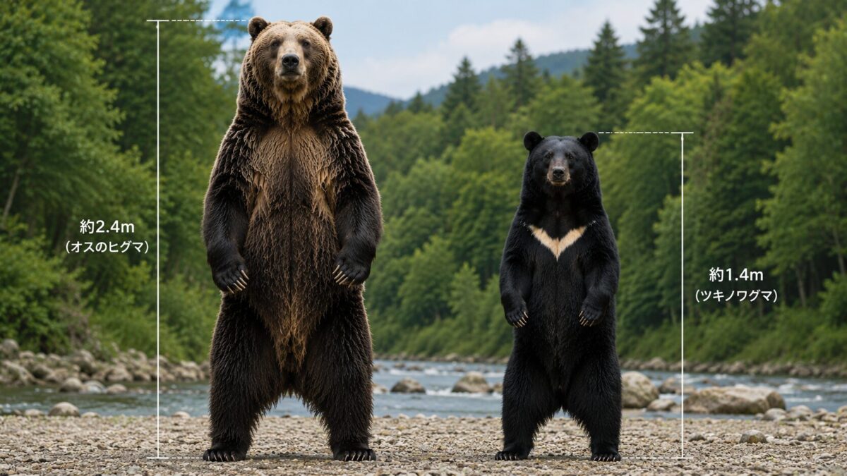 ヒグマとツキノワグマ②