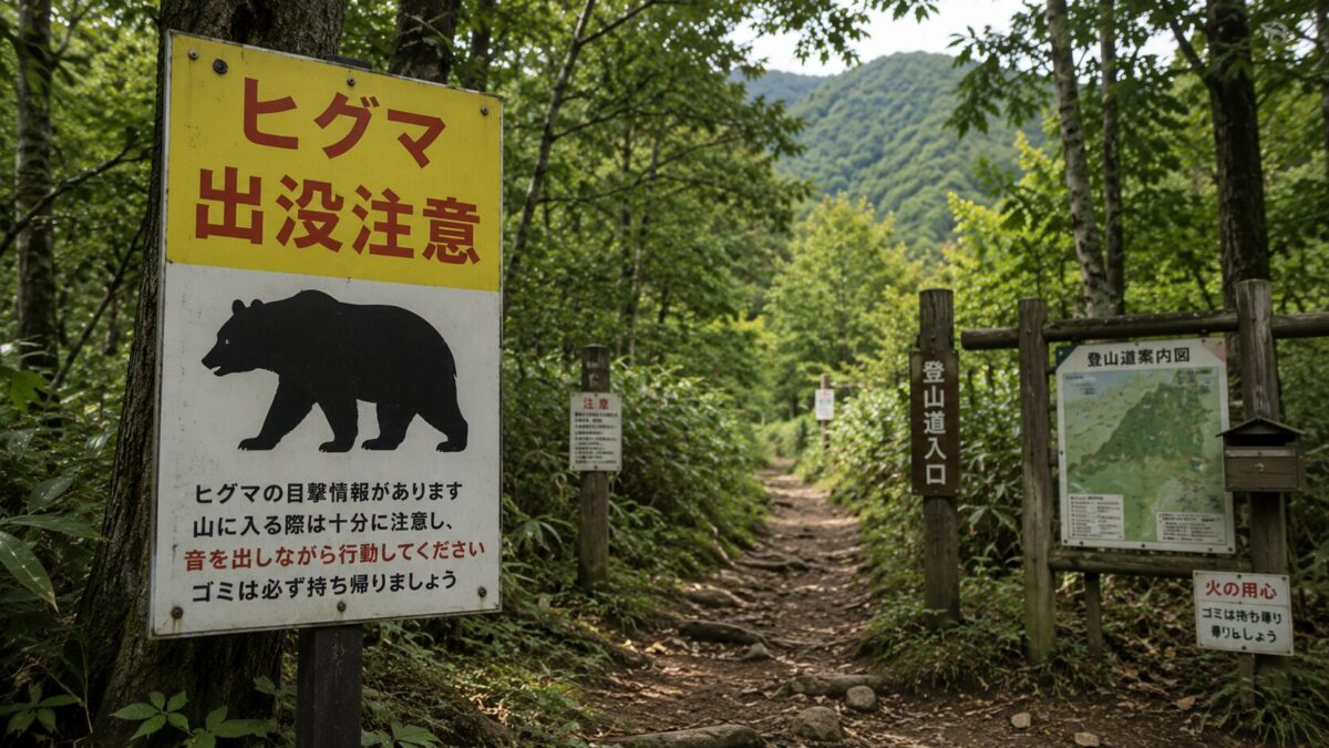 ヒグマ注意喚起