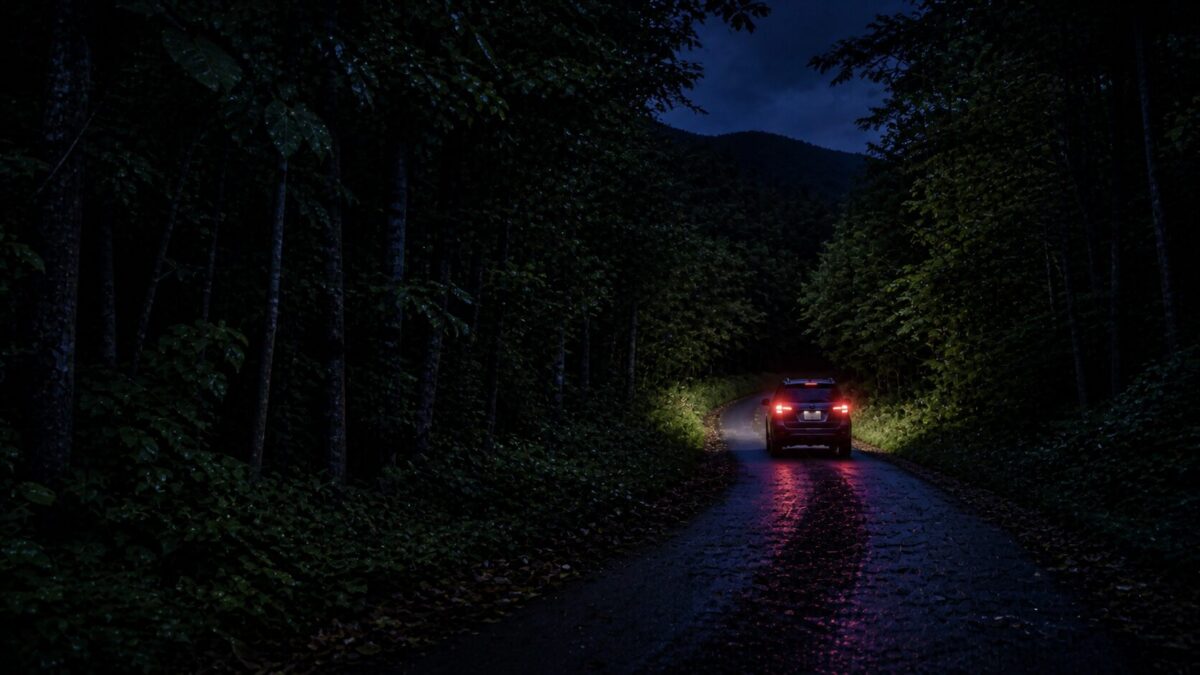 暗い夜道