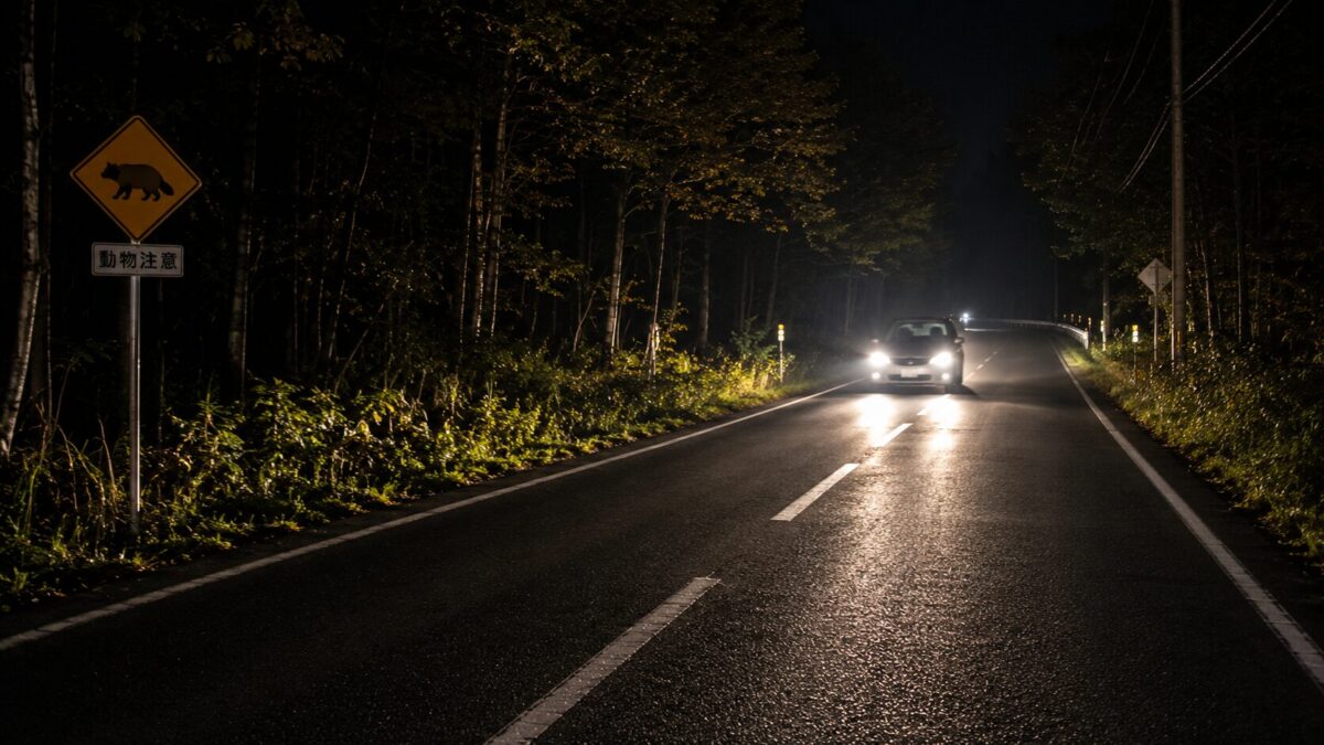 夜の道路