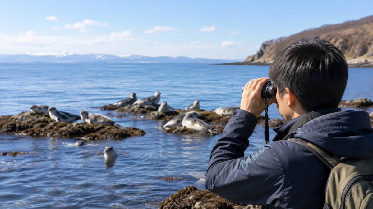 ゴマフアザラシの観測