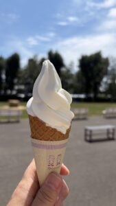 八紘学園のミニソフトクリーム