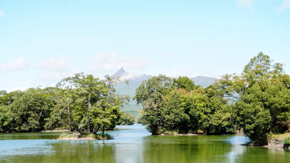 大沼公園と駒ヶ岳